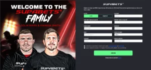 Supabets sign up